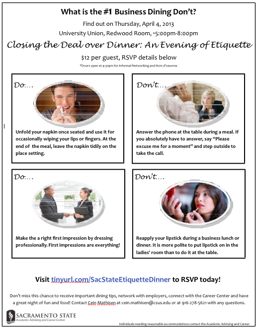 Business etiquette do's and don'ts from Gina Snyder